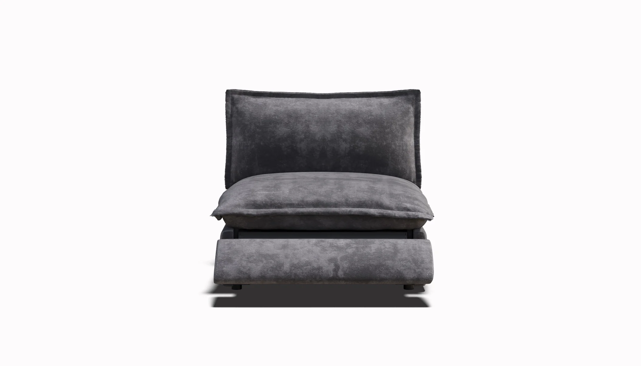 Luxe Armless Recliner Chair - Image 3