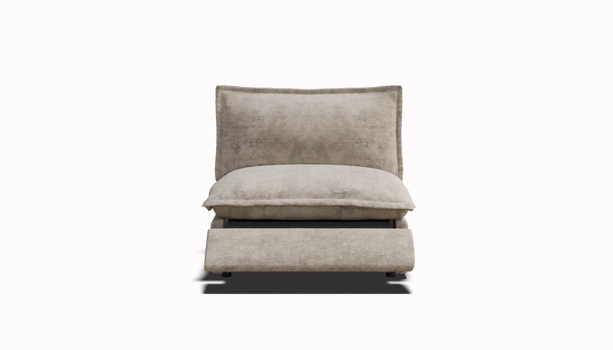 Luxe Armless Recliner Chair - Image 5