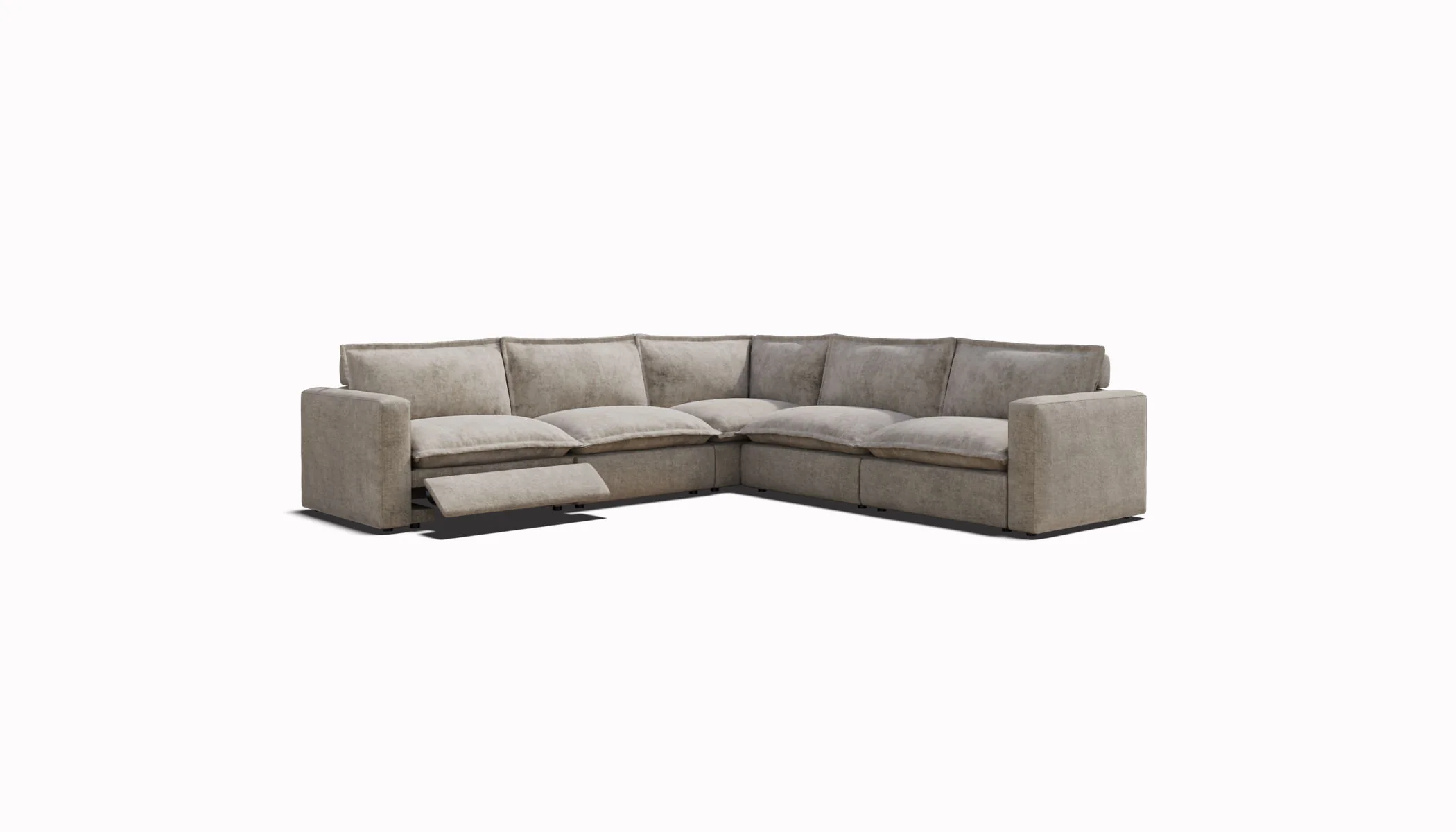 Luxe L-Shape Sectional | Corner - Image 5